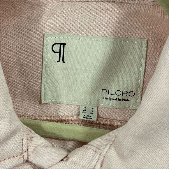 NWT Anthropologie The Kit Utility Romper by Pilcro‎ in Pink Rose Size 4 - Picture 6 of 8